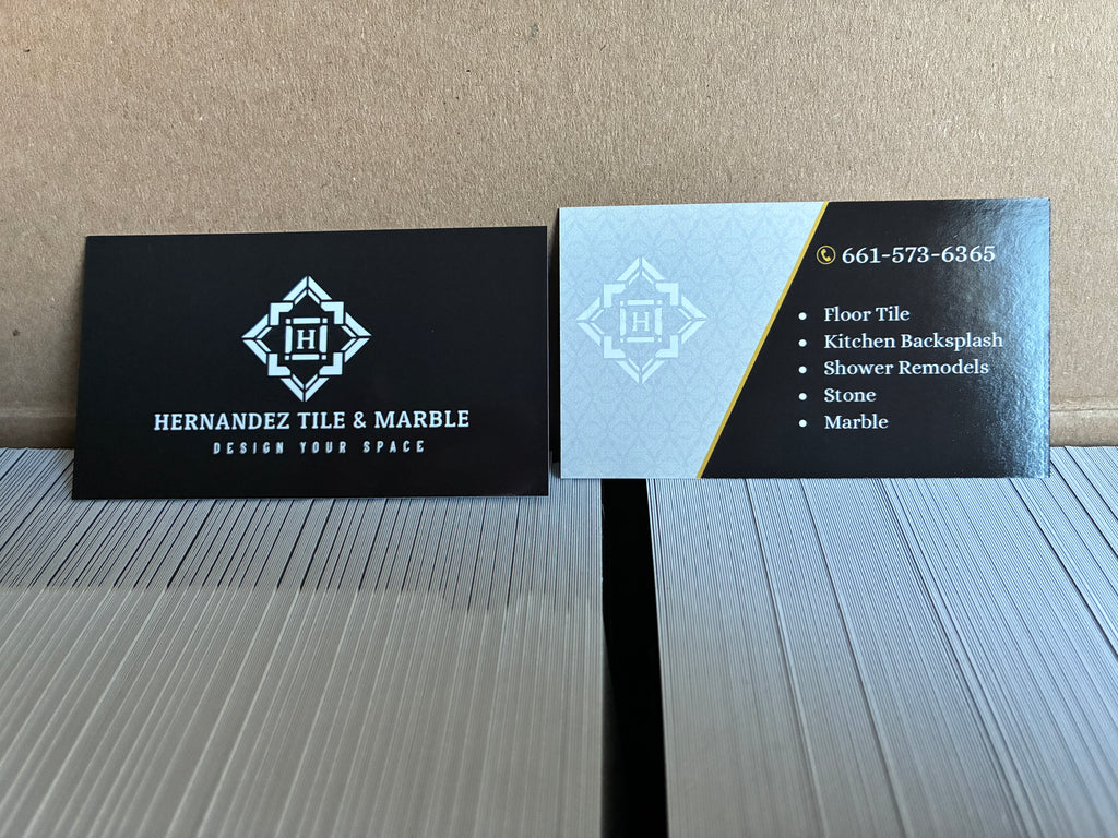 Premium Double-Sided Gloss Coated Business Cards