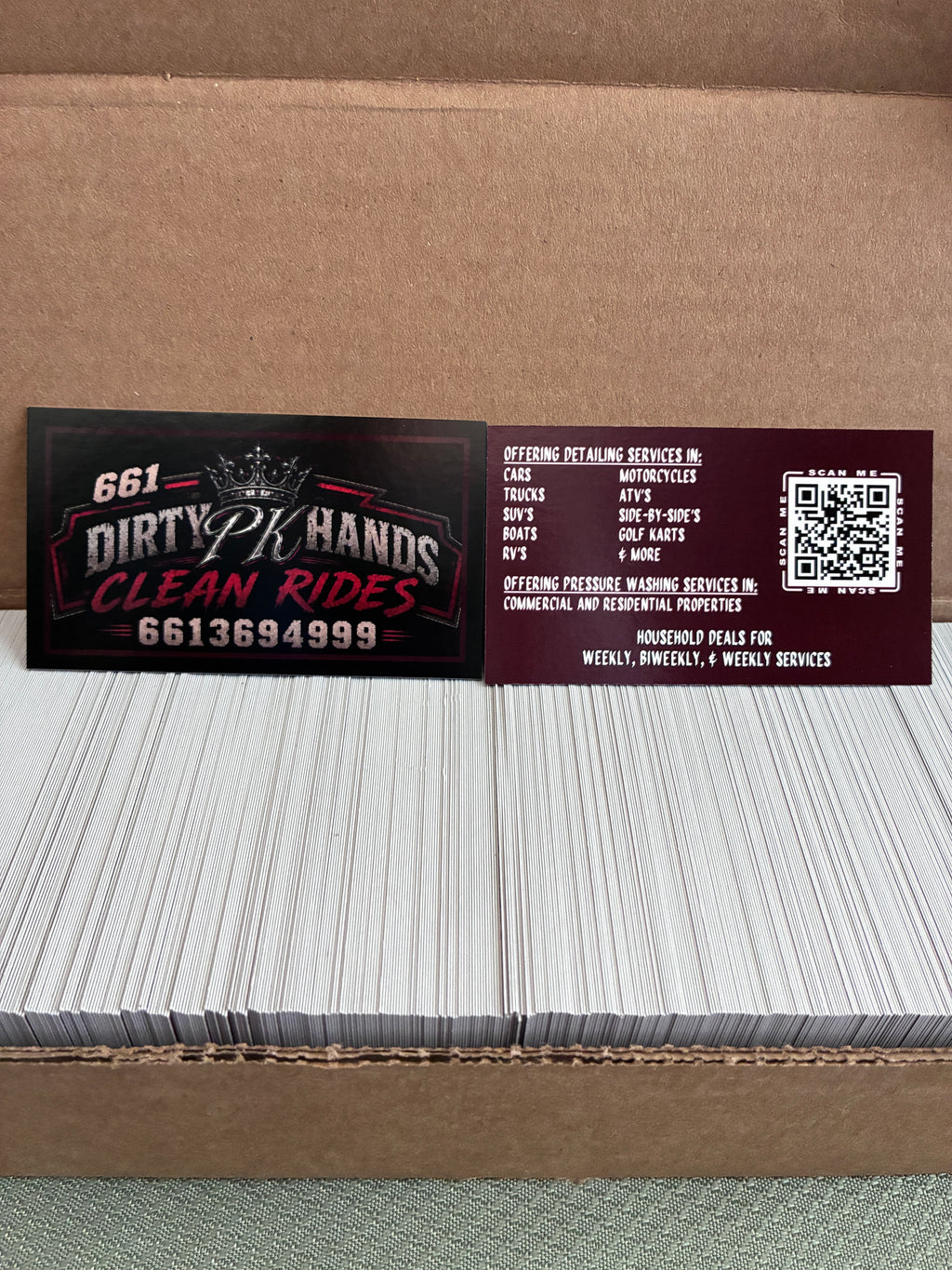 Premium Double-Sided Gloss Coated Business Cards