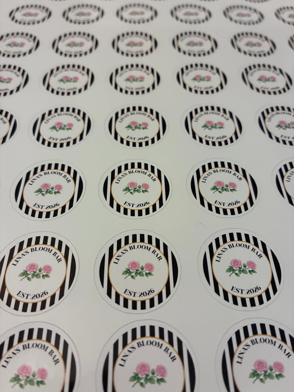 ✨1" Premium Custom Round Stickers,Waterproof option