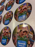 Toy Story 5 Customized Stickers, 60 Count